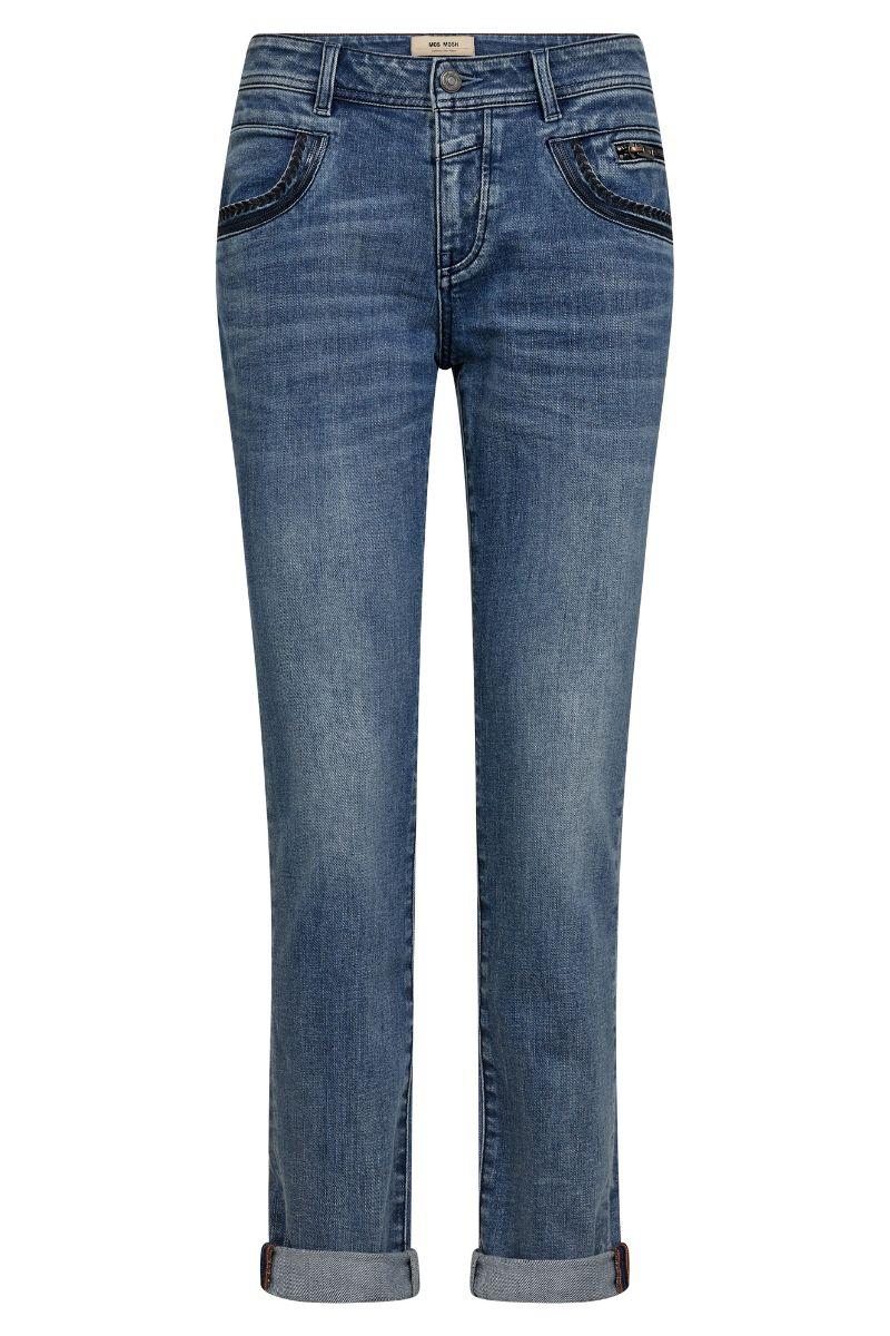 Naomi Nolla Jeans Regular | Light Blue Denim | Jeans fra Mos Mosh