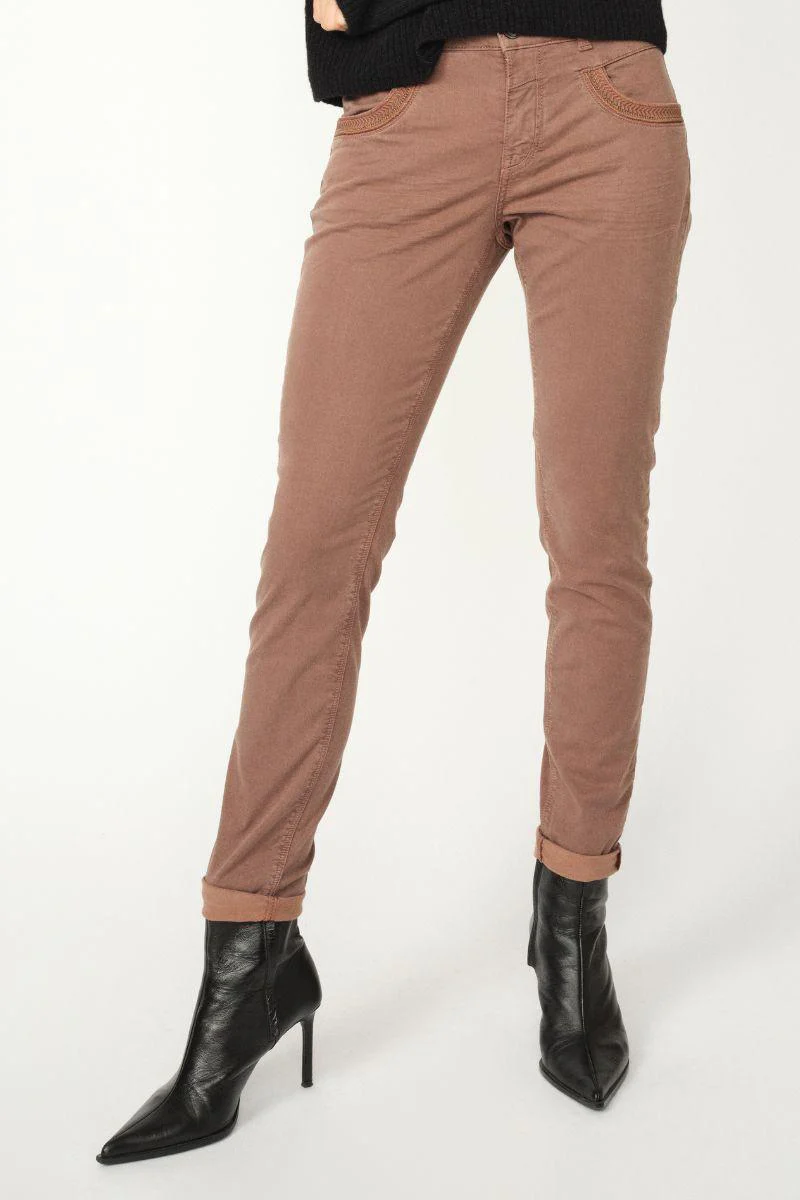 Naomi Treasure Pant Regular | Falcon | Bukser fra Mos Mosh - Image 3