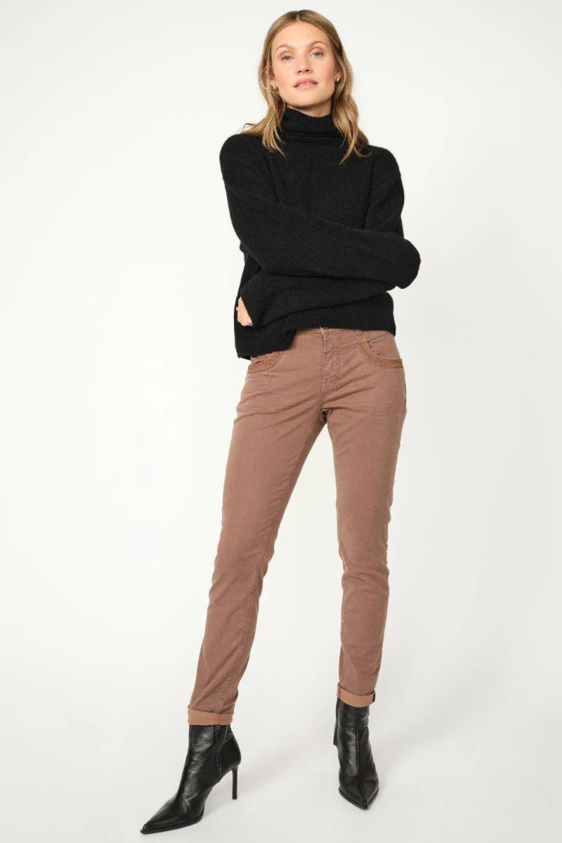 Naomi Treasure Pant Regular | Falcon | Bukser fra Mos Mosh - Image 6