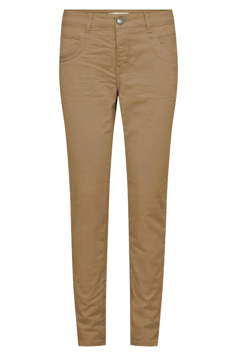 Naomi Treasure Pant Ankle | Petrified Oak | Bukser fra Mos Mosh