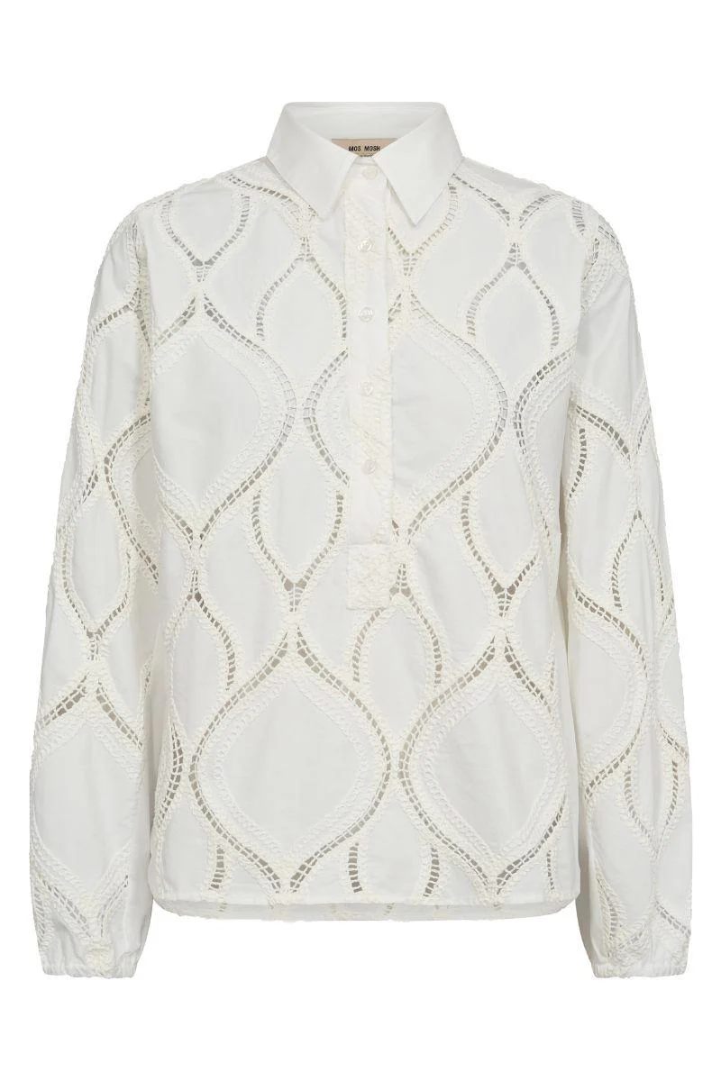 Nolin Caminno Shirt | Ecru | Skjorte fra Mos Mosh - Image 2
