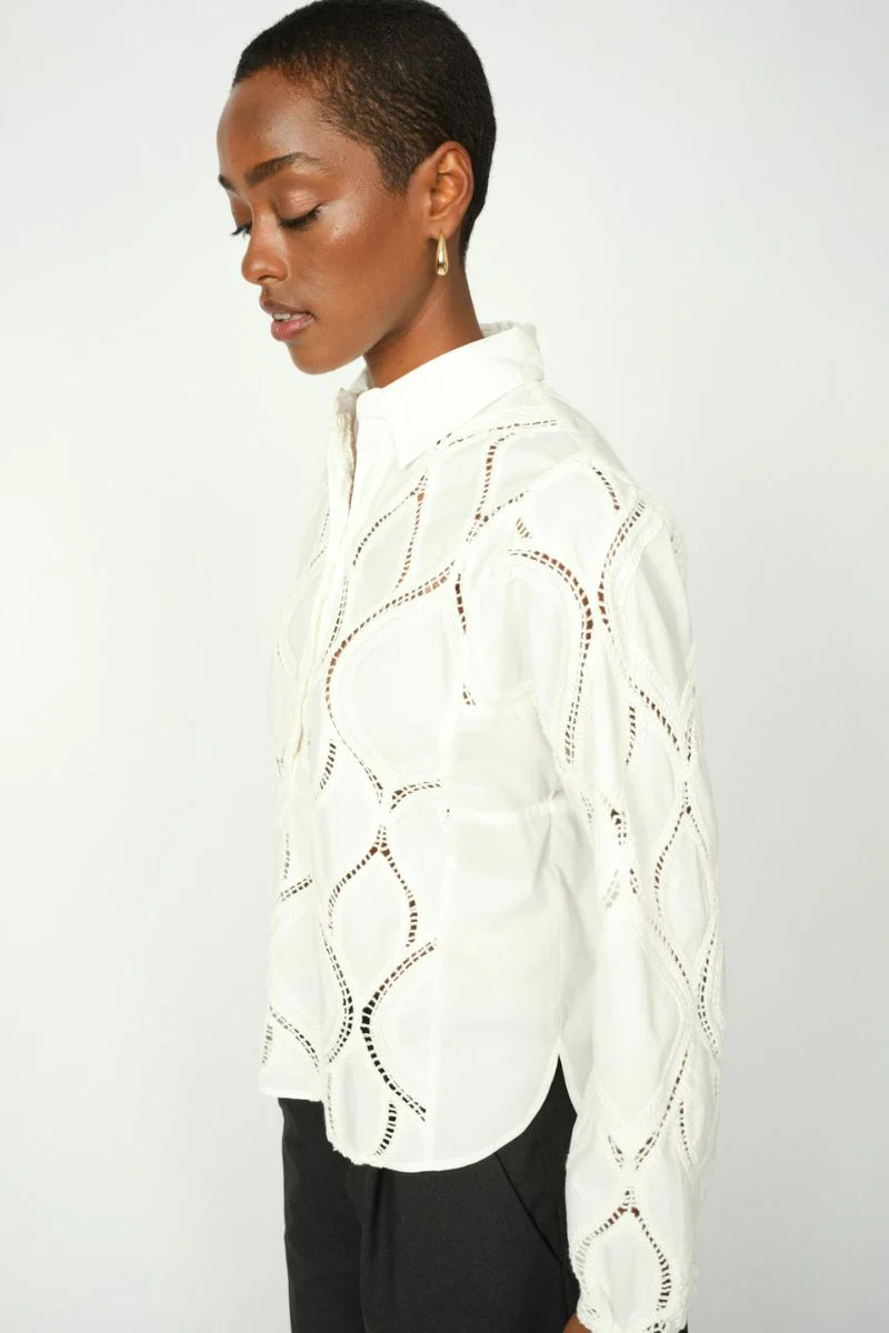 Nolin Caminno Shirt | Ecru | Skjorte fra Mos Mosh - Image 3