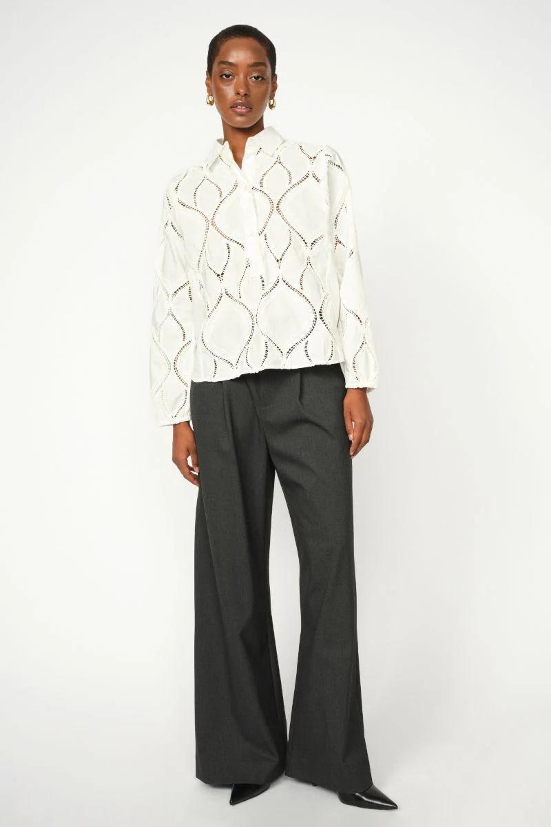 Nolin Caminno Shirt | Ecru | Skjorte fra Mos Mosh - Image 6