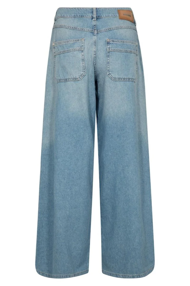 Norlan Esma Jeans 32' | Light Blue | Jeans fra Mos Mosh - Image 2