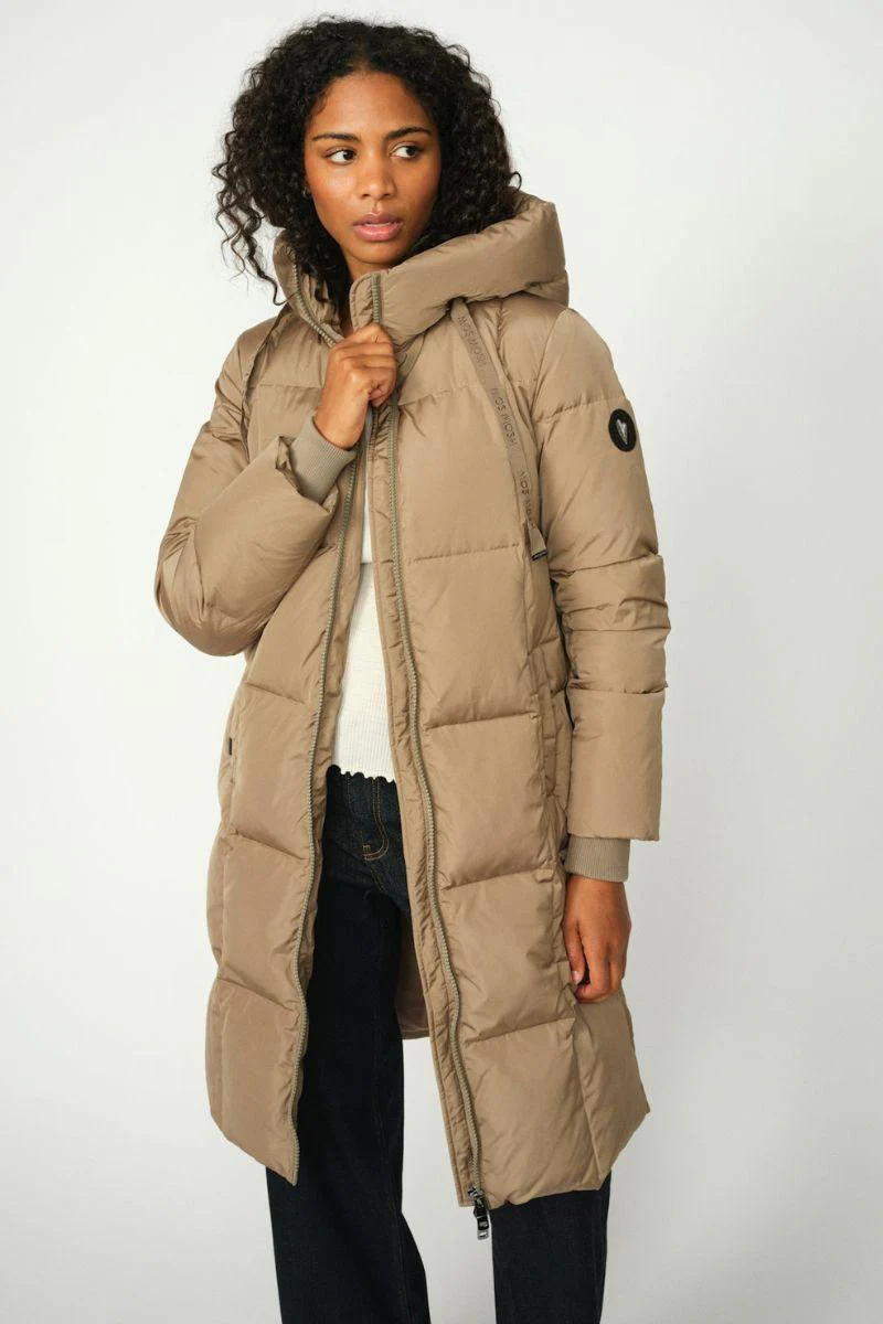 Nova Square Down Coat | Brindle | Jakke fra Mos Mosh - Image 6