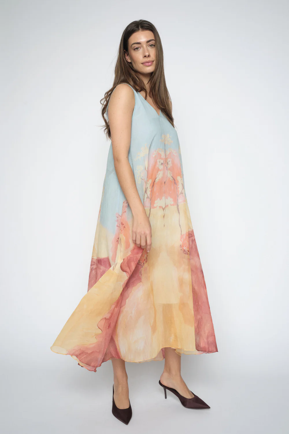Nylo Landscape Dress | Skyway | Kjole fra Mos Mosh
