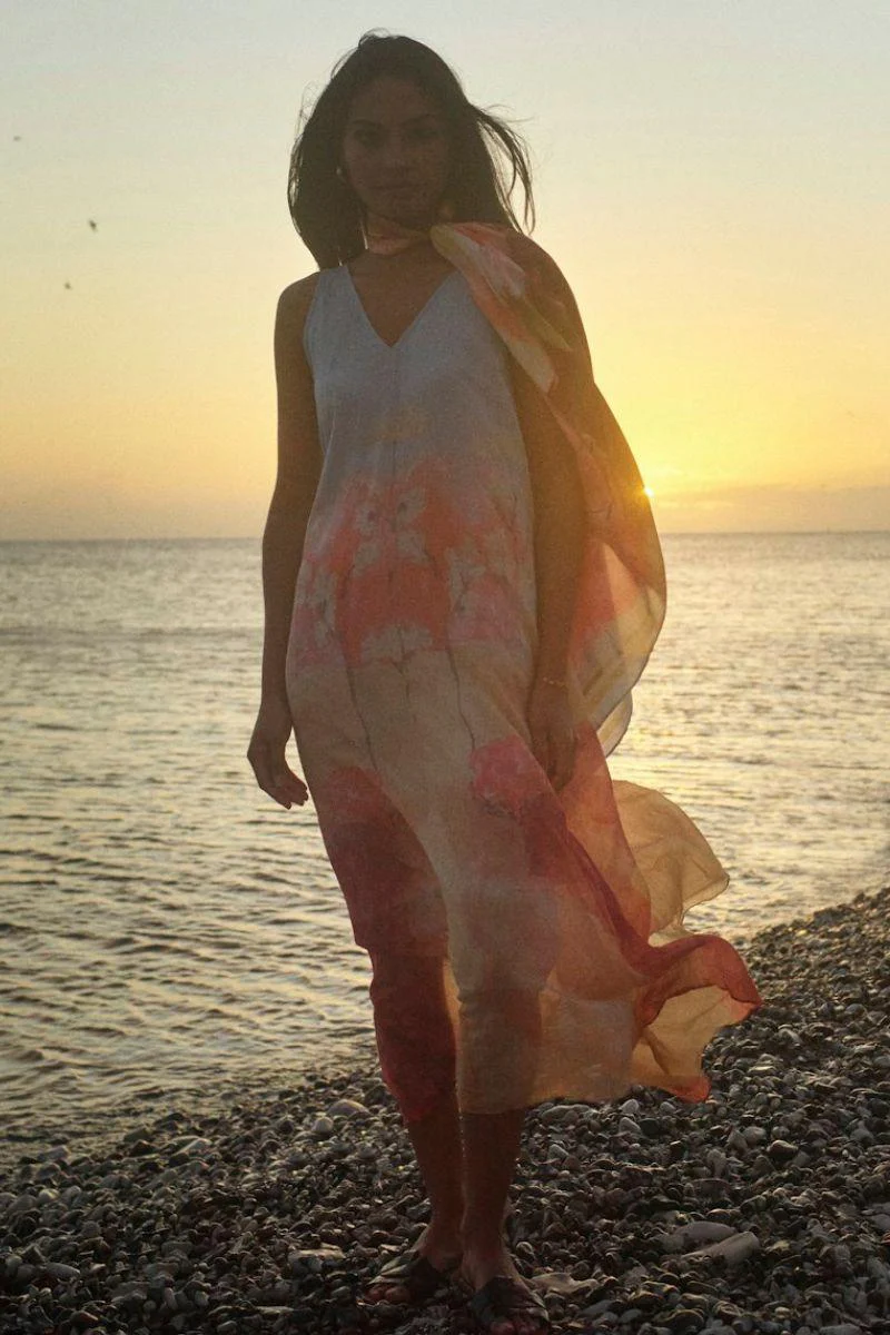 Nylo Landscape Dress | Skyway | Kjole fra Mos Mosh - Image 3