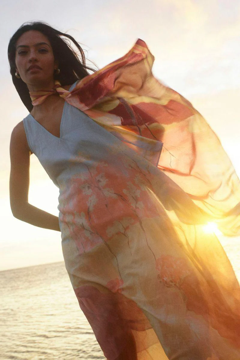 Nylo Landscape Dress | Skyway | Kjole fra Mos Mosh - Image 4