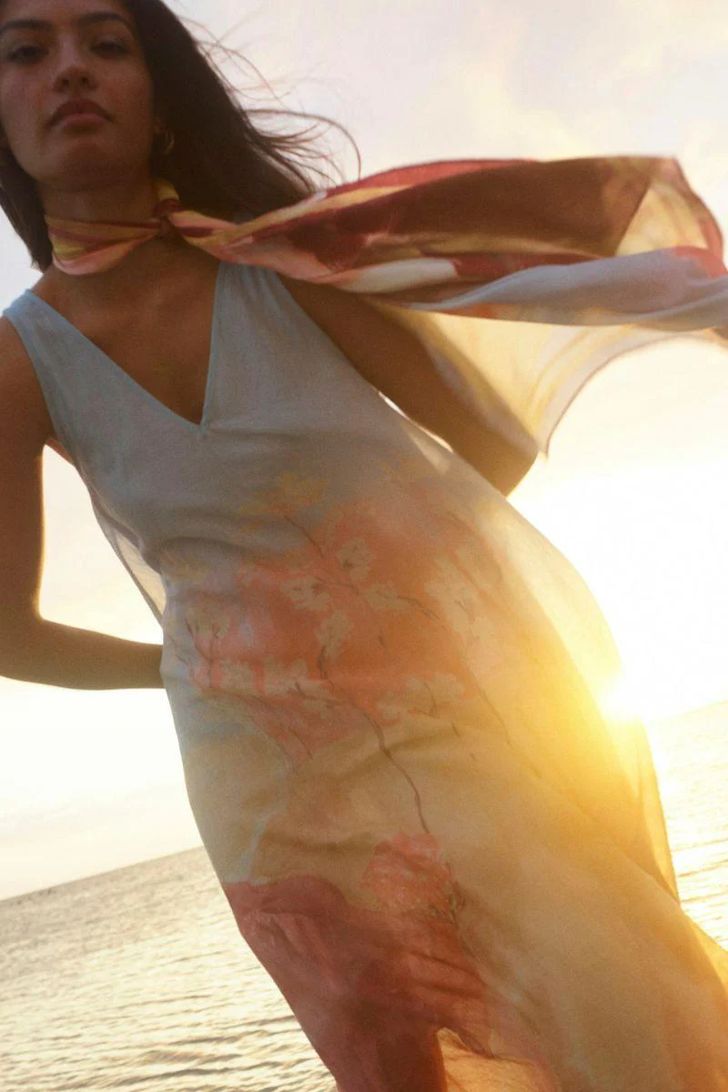 Nylo Landscape Dress | Skyway | Kjole fra Mos Mosh - Image 6
