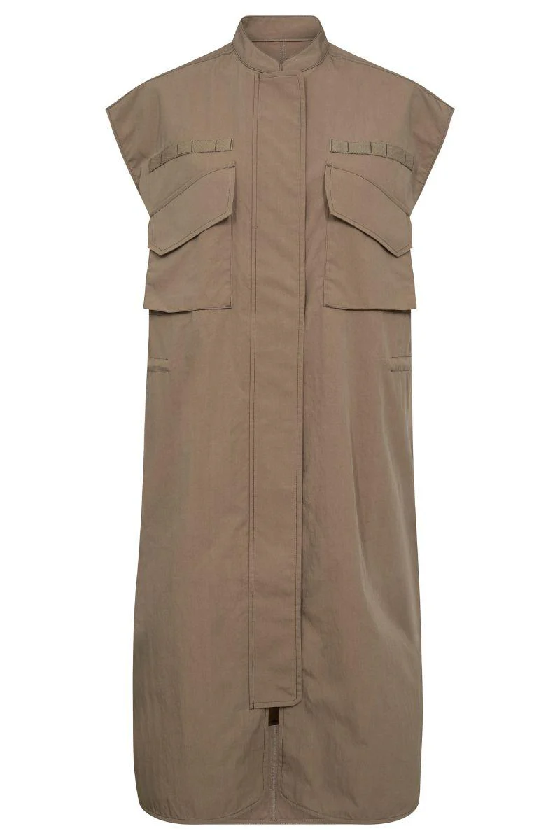 Olas Kangbo Dress | Brindle | Kjole fra Mos Mosh - Image 2