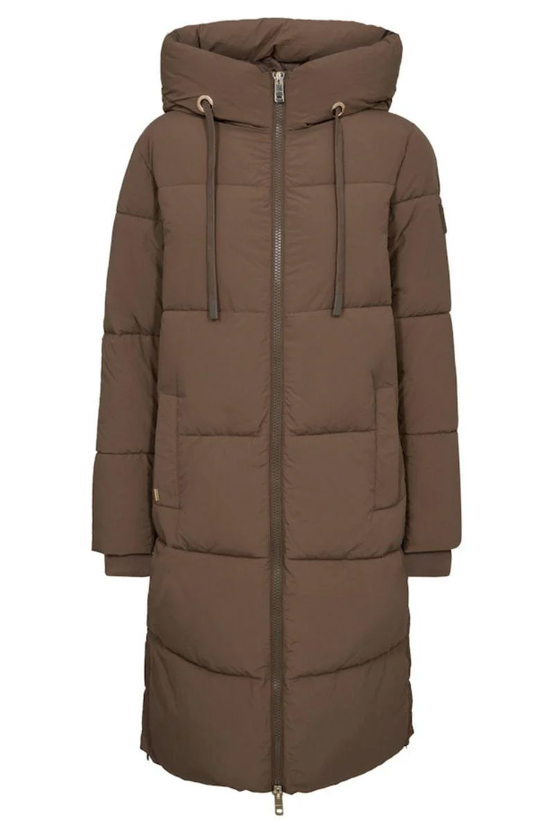 Ollie Terma Long Coat | Chocolate Chip | Jakke fra Mos Mosh - Image 2