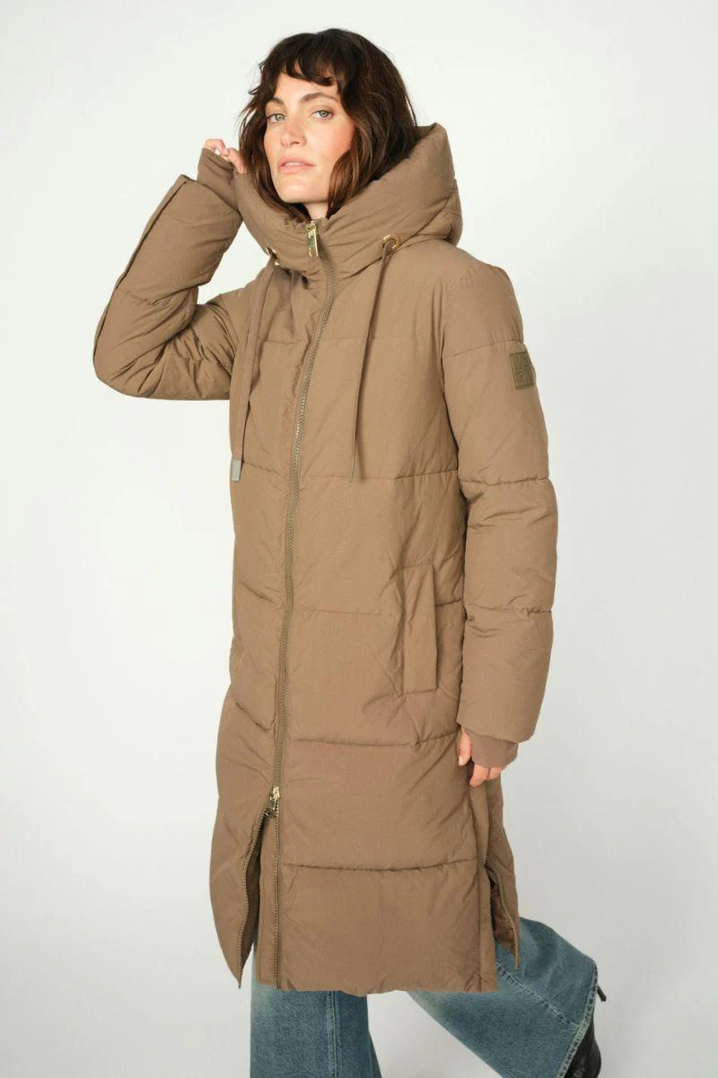 Ollie Terma Long Coat | Chocolate Chip | Jakke fra Mos Mosh - Image 3