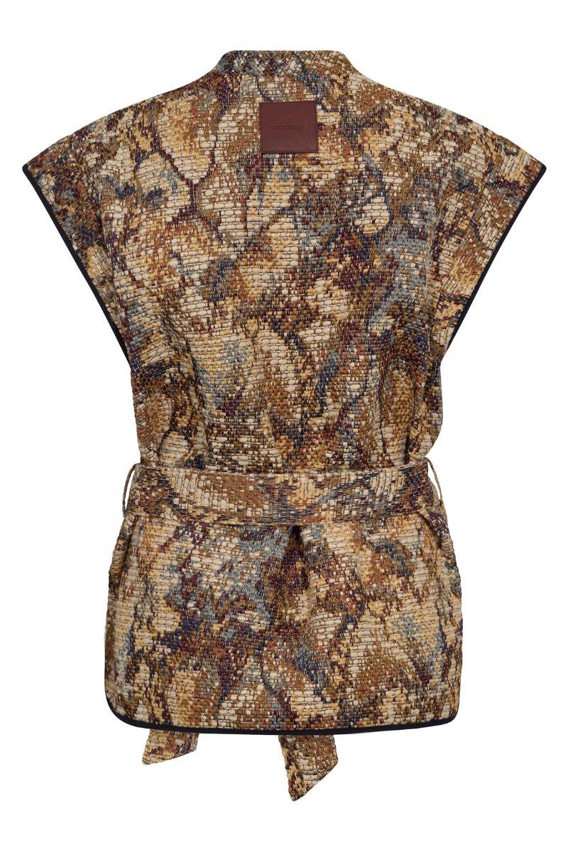 Oz Wired Vest | Ecru | Vest fra Mos Mosh - Image 2
