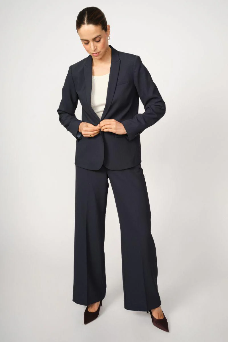 Phoebe Miley Blazer | Salute Navy | Blazer fra Mos Mosh - Image 16