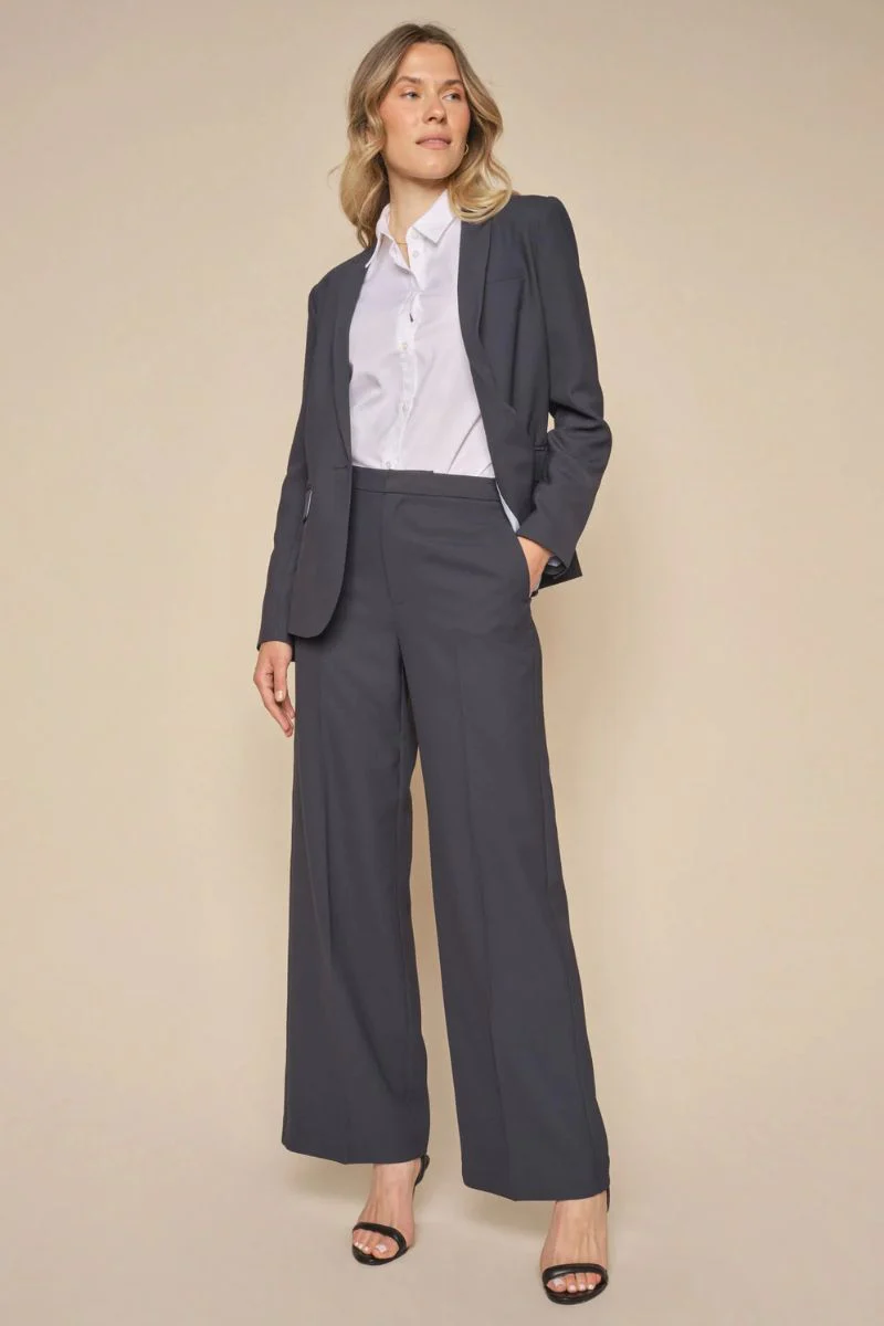 Phoebe Miley Blazer | Salute Navy | Blazer fra Mos Mosh - Image 19