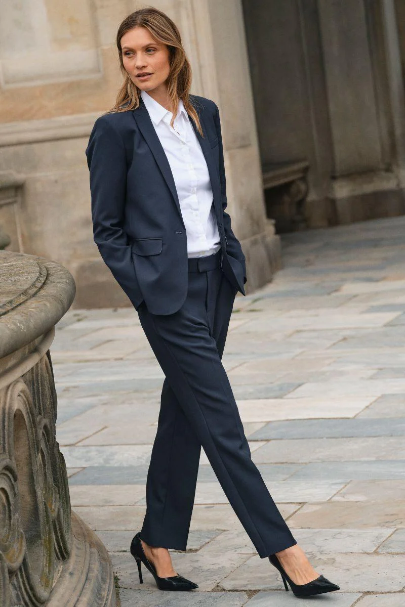Phoebe Miley Blazer | Salute Navy | Blazer fra Mos Mosh - Image 9