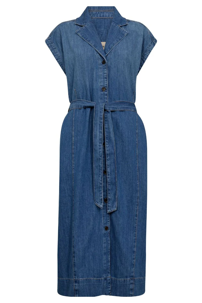 Pitti Nalin Dress| Mid Blue | Kjole fra Mos Mosh - Image 2