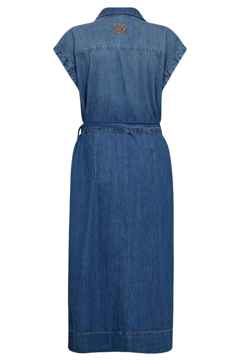 Pitti Nalin Dress| Mid Blue | Kjole fra Mos Mosh - Image 4