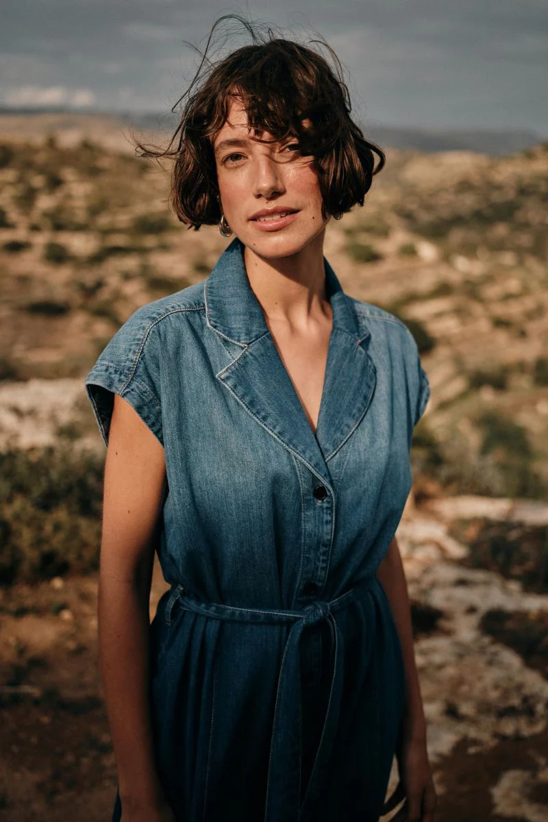 Pitti Nalin Dress| Mid Blue | Kjole fra Mos Mosh - Image 7