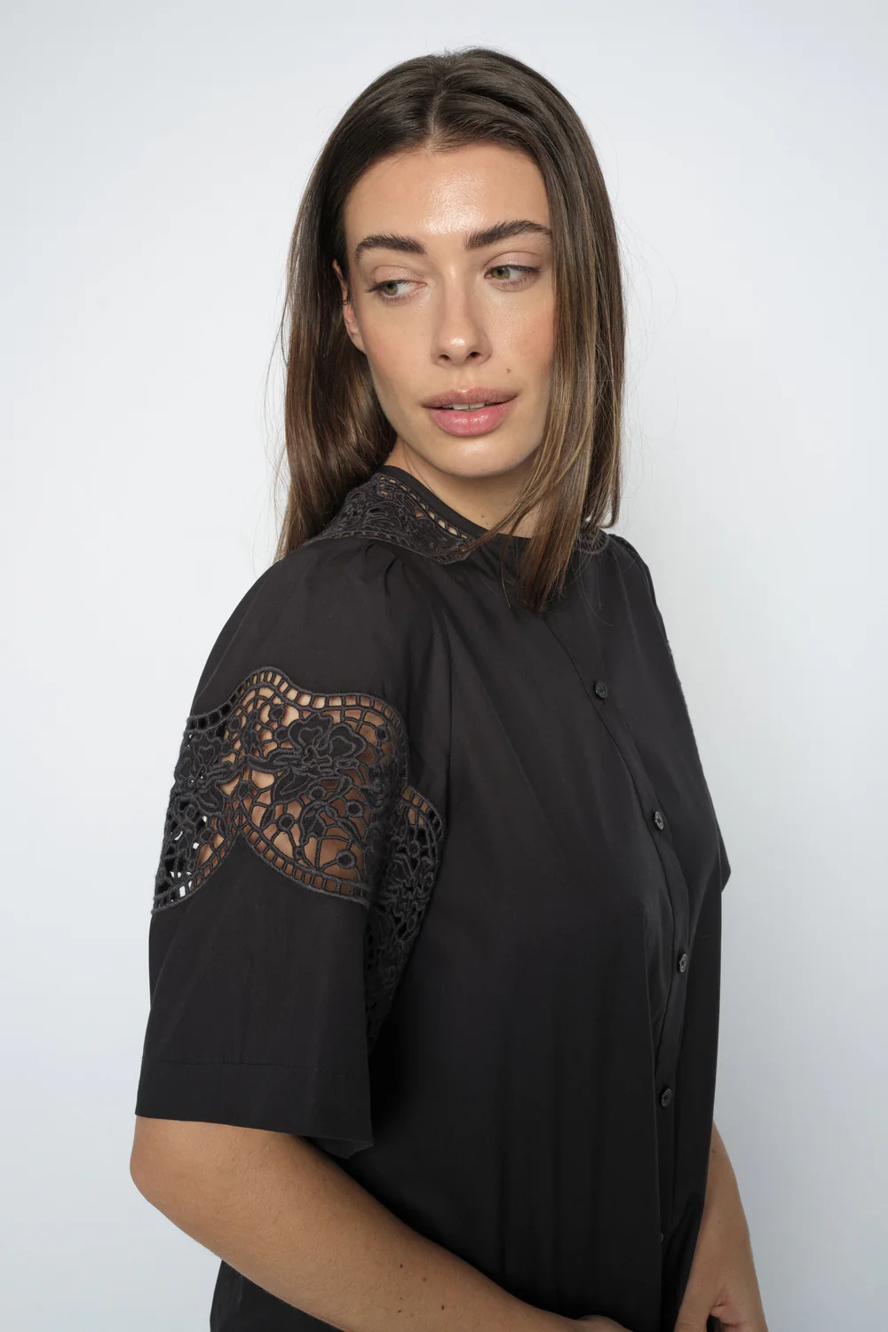 Redu Cotoni Skirt | Black | Nederdel fra Mos Mosh - Image 11