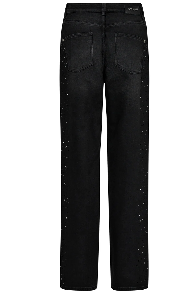 Relee Star Jeans Long | Dark Grey | Jeans fra Mos Mosh - Image 6