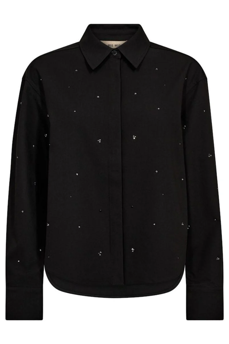 Rie Geri Shirt | Black | Skjorte fra Mos Mosh
