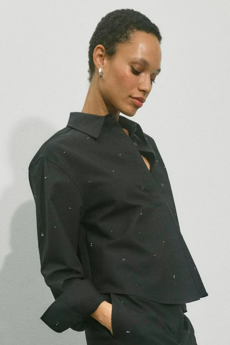 Rie Geri Shirt | Black | Skjorte fra Mos Mosh - Image 8