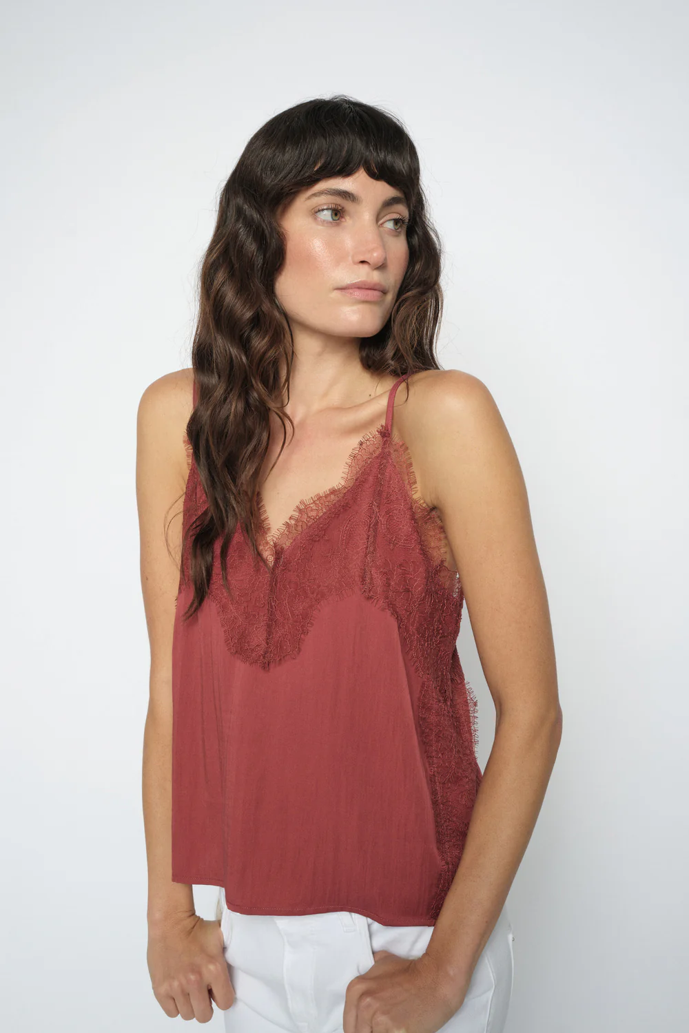 Riela Annie Top | Cowhide | Bluse fra Mos Mosh