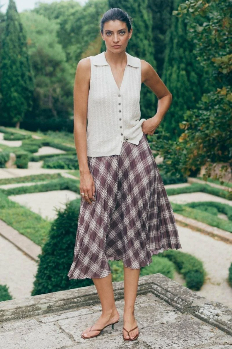 Rinja Marisol Line Knit Top | Ecru | Strik fra Mos Mosh - Image 5