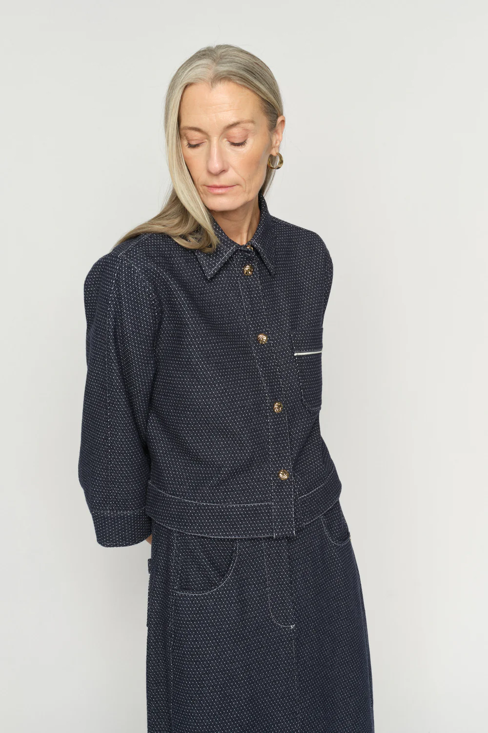 Rosalyn Jaxx Jacket | Salute Navy | Jakke fra Mos Mosh - Image 6