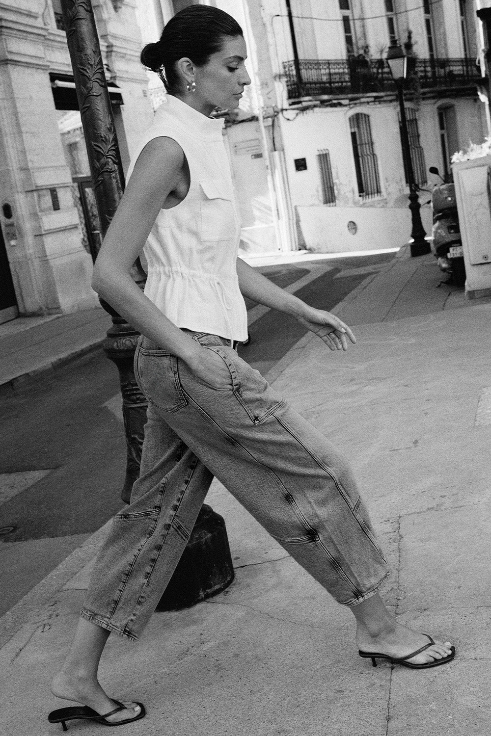 Rosie Galleon Jeans 30' | Dark Blue | Jeans fra Mos Mosh - Image 2