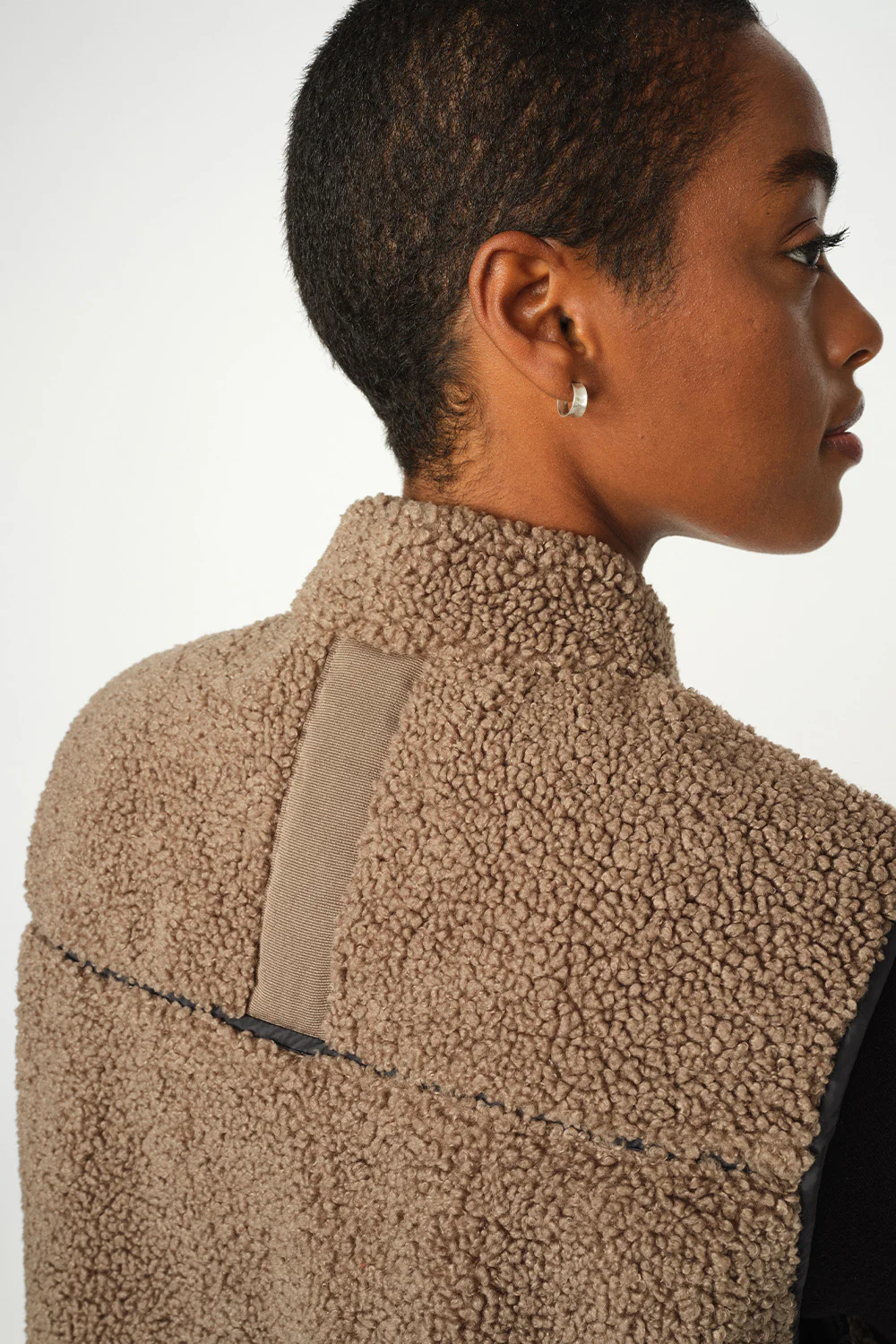 Rowe Teddy Vest | Falcon | Vest fra Mos Mosh - Image 6