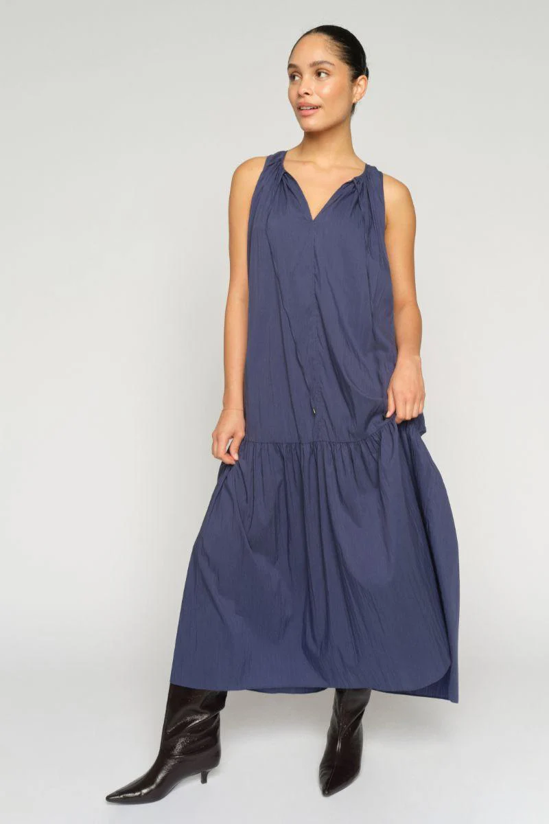 Sabri Tess Dress | Crown Blue | Kjole fra Mos Mosh - Image 4