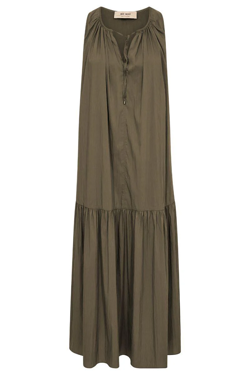 Sabri Tess Dress | Olive Night | Kjole fra Mos Mosh