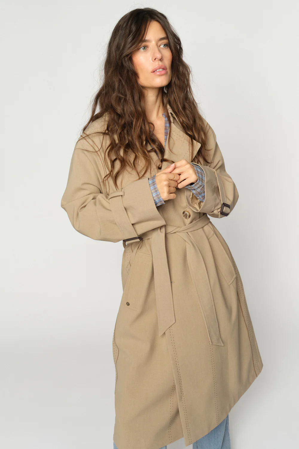 Scout Zani Trenchcoat | Twill | Jakke fra Mos Mosh - Image 16