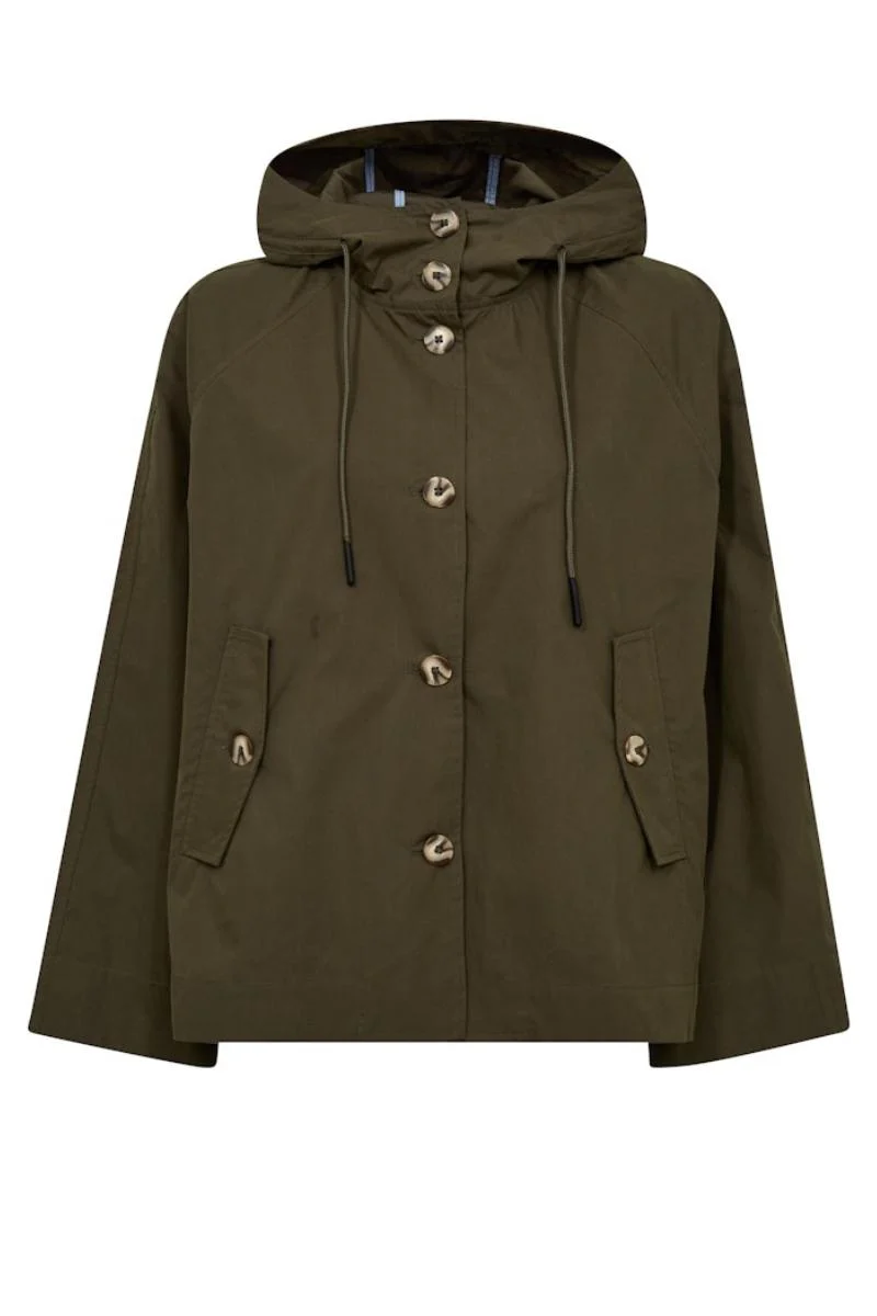 Sheena Short Jacket | Olive Night | Jakke fra Mos Mosh - Image 2