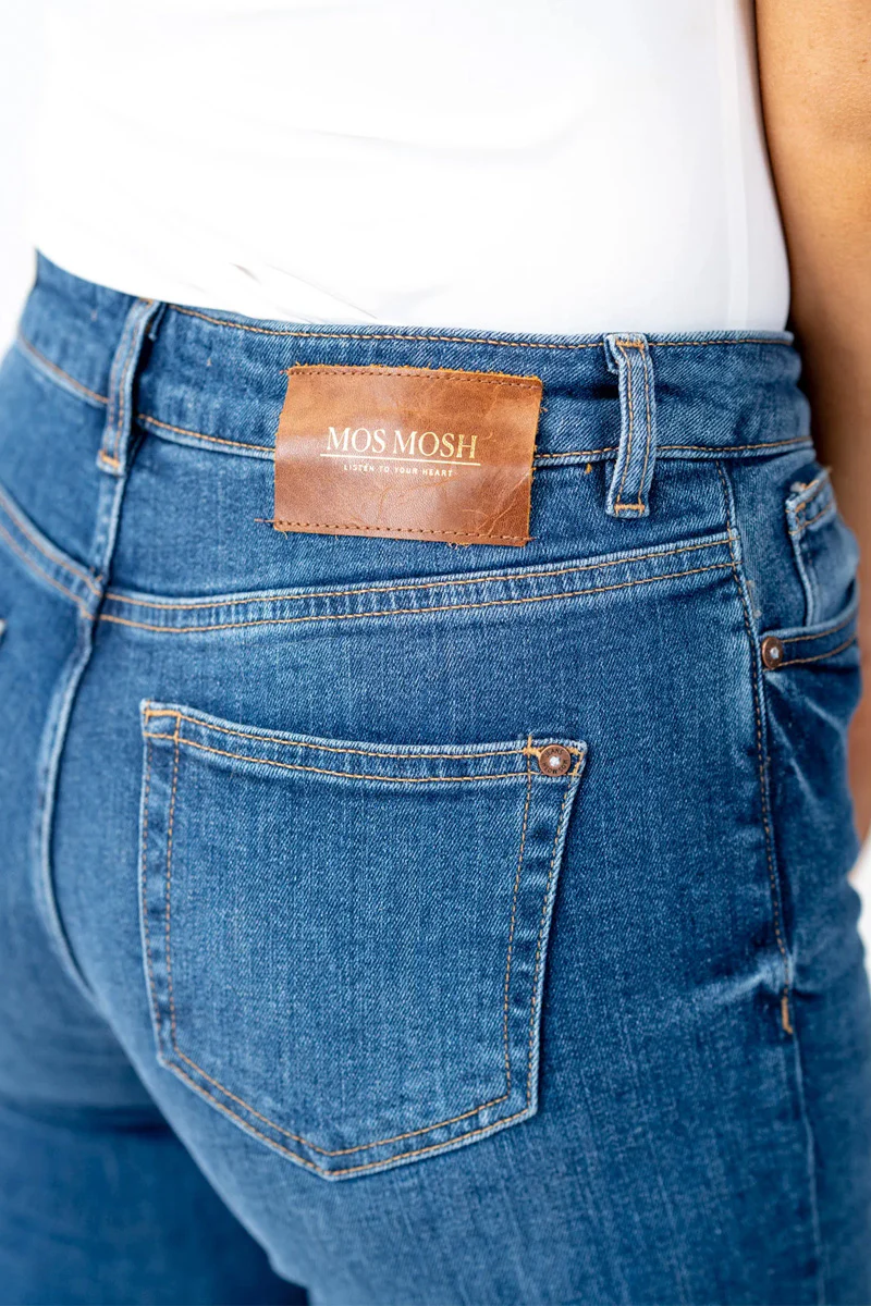 Stella Straight Jeans Ankle | Blue | Jeans fra Mos Mosh - Image 10