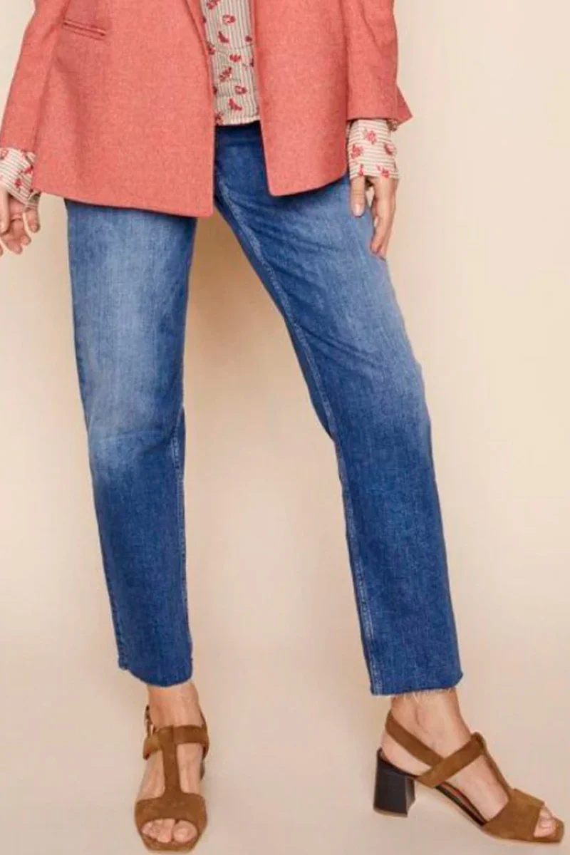 Stella Straight Jeans Ankle | Blue | Jeans fra Mos Mosh - Image 5