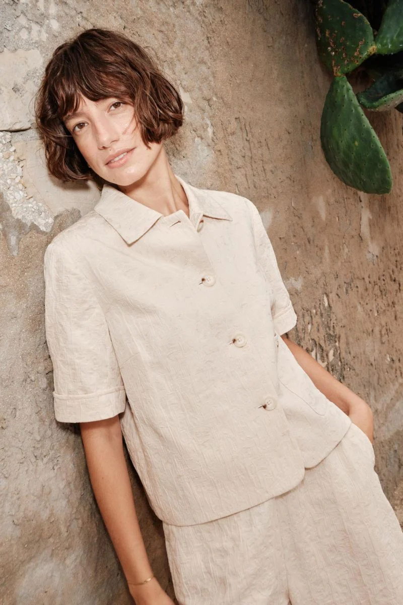 Sylvie Thilde Jacket | Ecru | Jakke fra Mos Mosh - Image 2