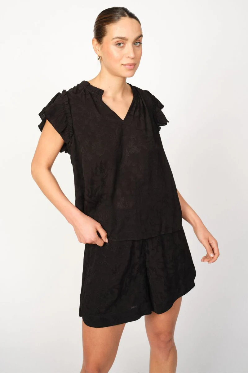 Tea Vito Blouse | Black | Top fra Mos Mosh - Image 5
