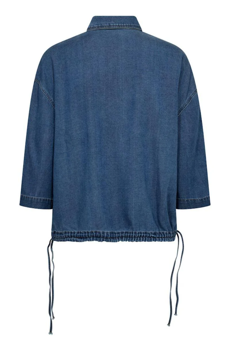 Tessa Lich Shirt | Blue | Skjorte fra Mos Mosh - Image 4