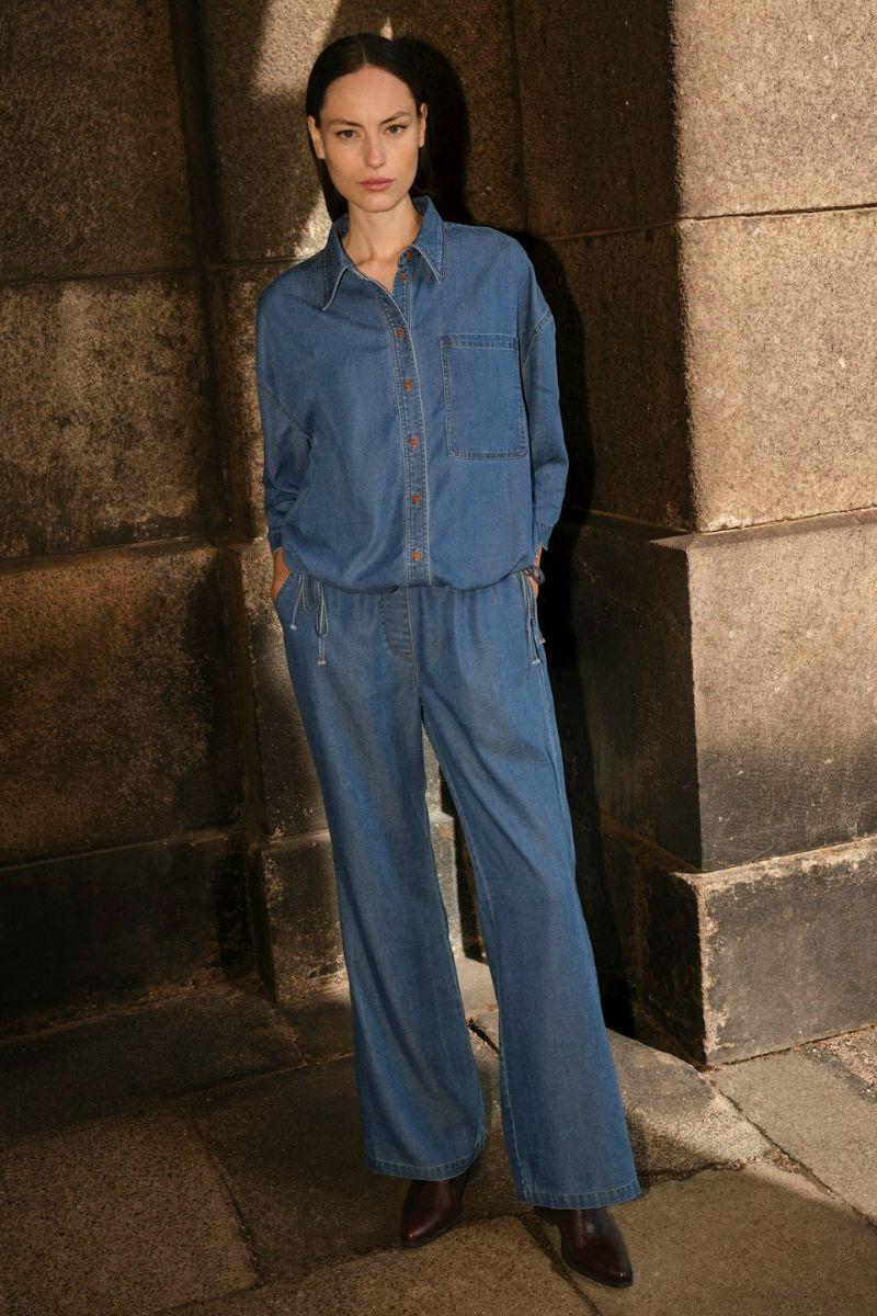 Tessa Lich Shirt | Blue | Skjorte fra Mos Mosh - Image 5