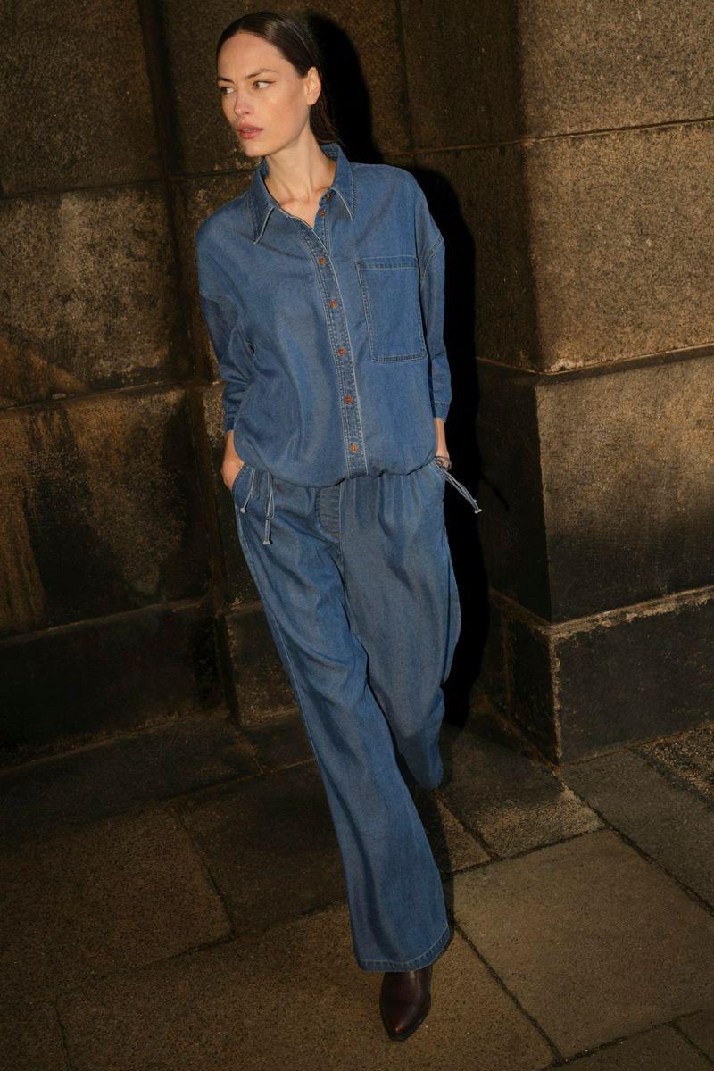 Tessa Lich Shirt | Blue | Skjorte fra Mos Mosh - Image 7