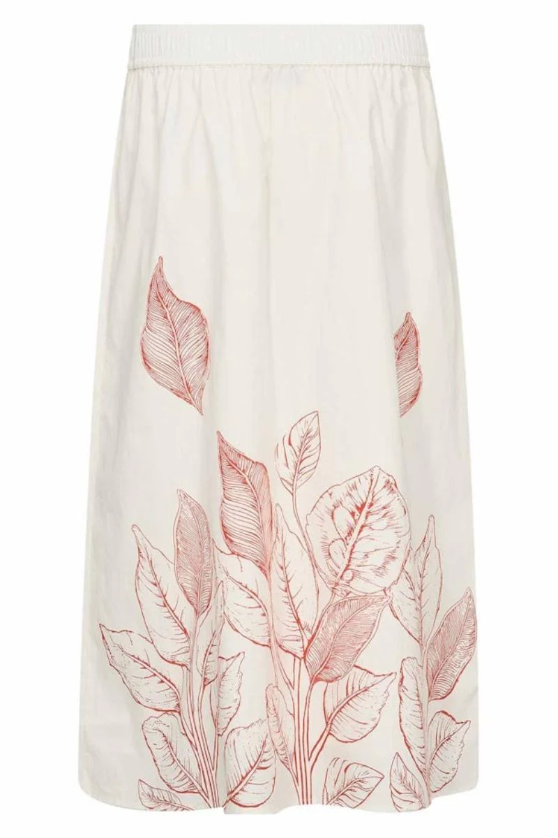 Tessan Monochrome Skirt | Ecru | Nederdel fra Mos Mosh - Image 4