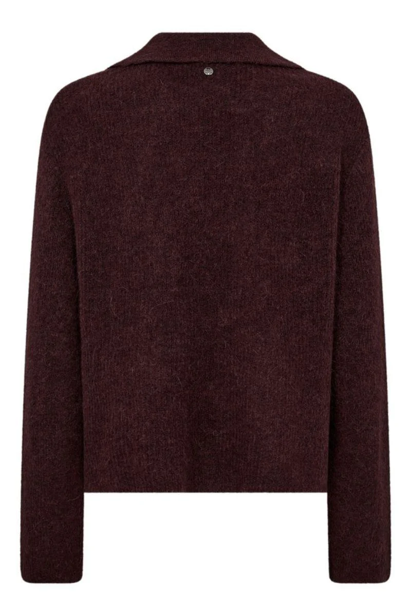 Thora Aidy Polo Knit | Fudge | Strik fra Mos Mosh - Image 2