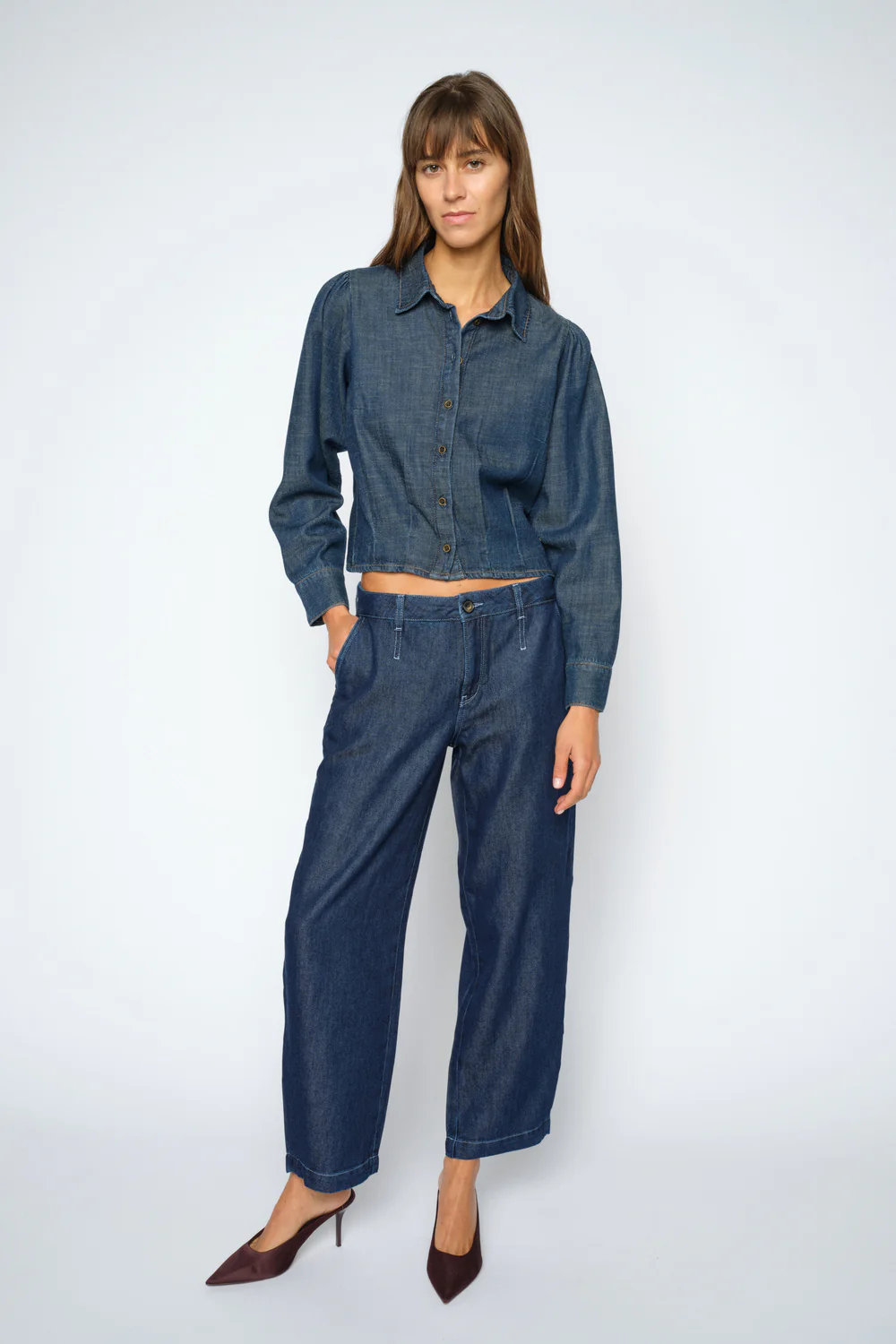 Tino Floria Jeans 32' | Dark Blue | Jeans fra Mos Mosh - Image 4