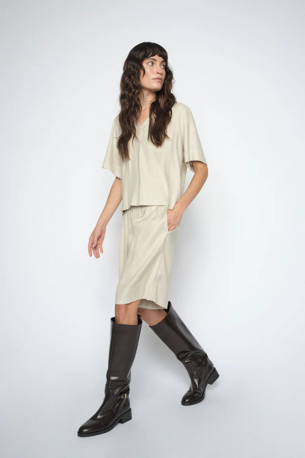 Ulla Miri Shorts Shorts | Clay | Shorts fra Mos Mosh - Image 3