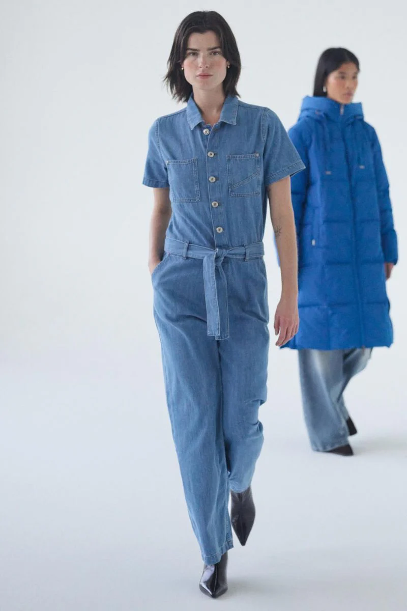 Vale Alabama Jumpsuit Regular | Light Blue | Kjole fra Mos Mosh