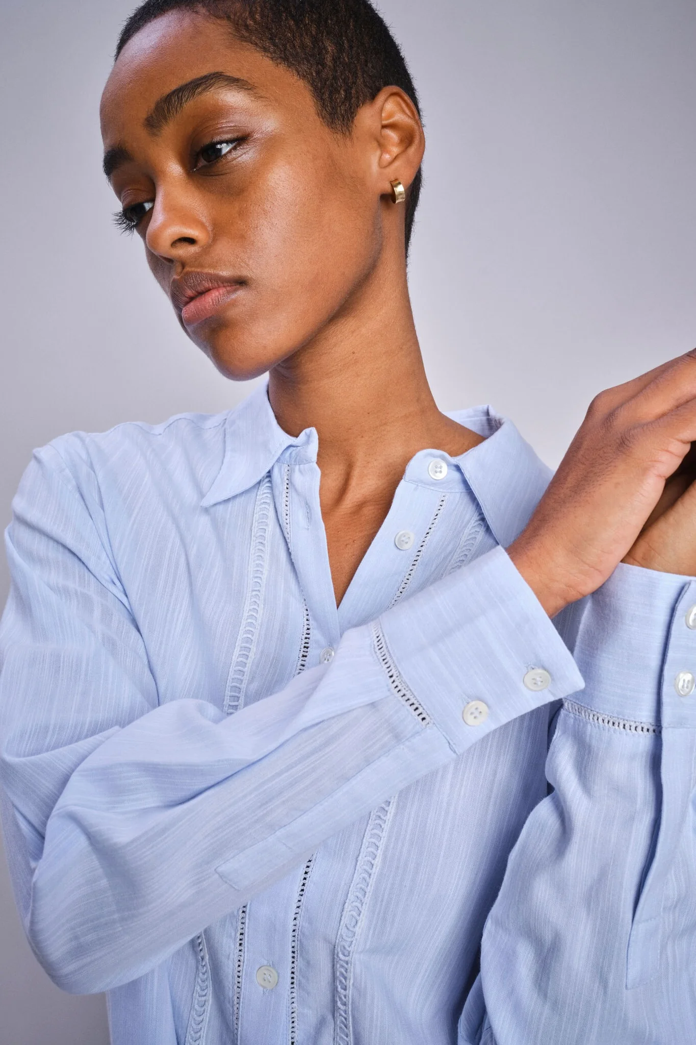 Vina Tessa Shirt | Skyway | Skjorte fra Mos Mosh