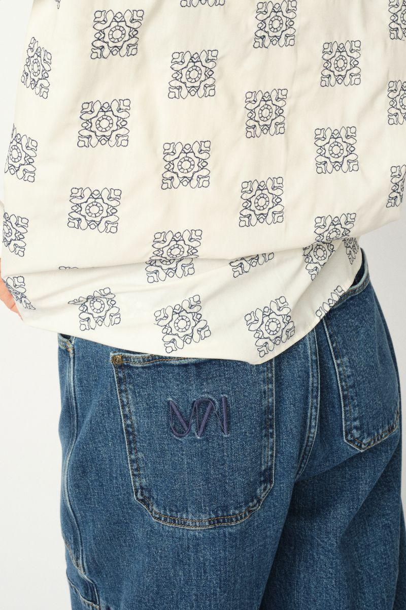 Weina Geo Shirt | Ecru | Skjorte fra Mos Mosh - Image 7